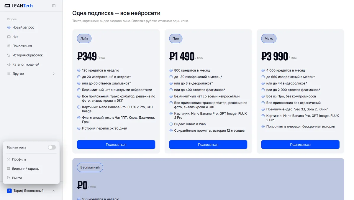 Оплата GLM 5.2 картой РФ
